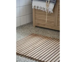 Cinas Badrumsmatta Teak 80cm