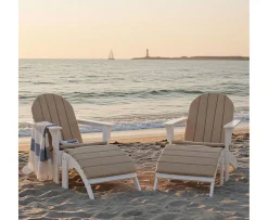 Cinas Adirondack Fotpallsdyna Sand 62x54