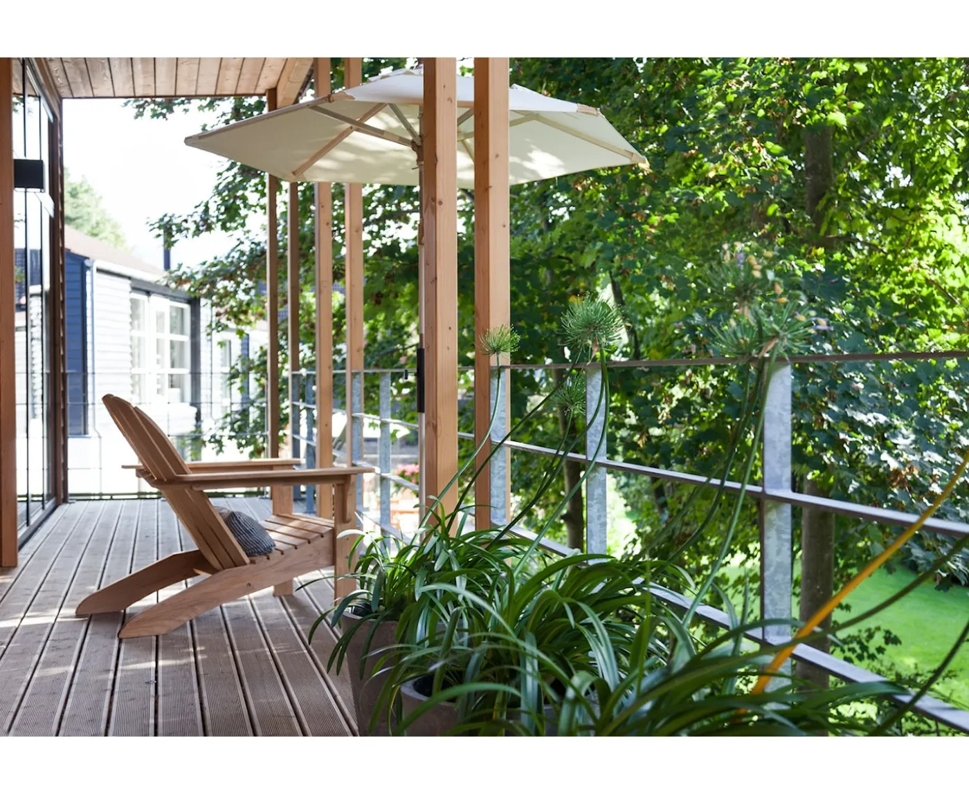 Cinas Adirondack Loungestol Teak