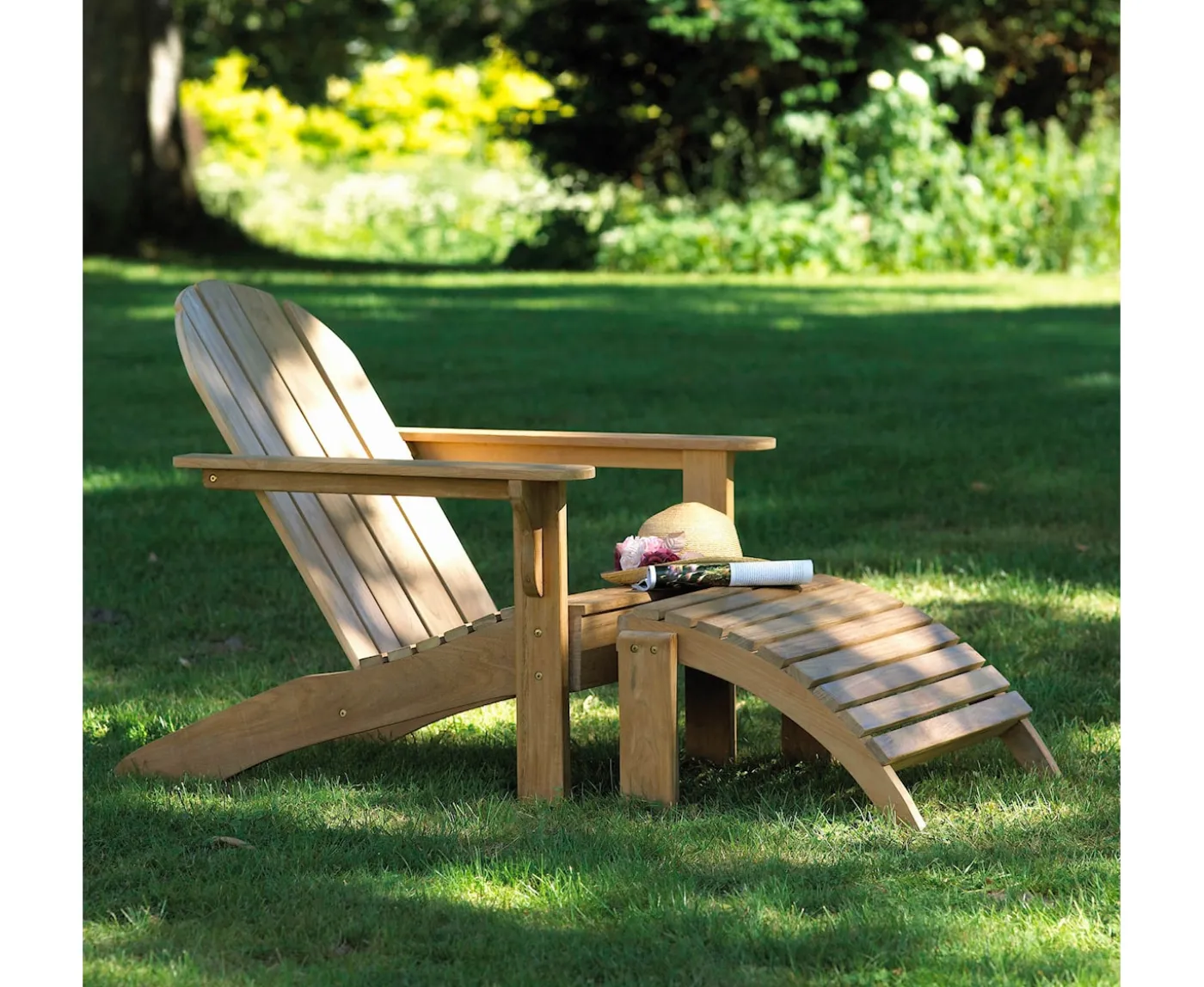Cinas Adirondack Loungestol Teak