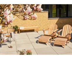 Cinas Adirondack Loungestol Teak
