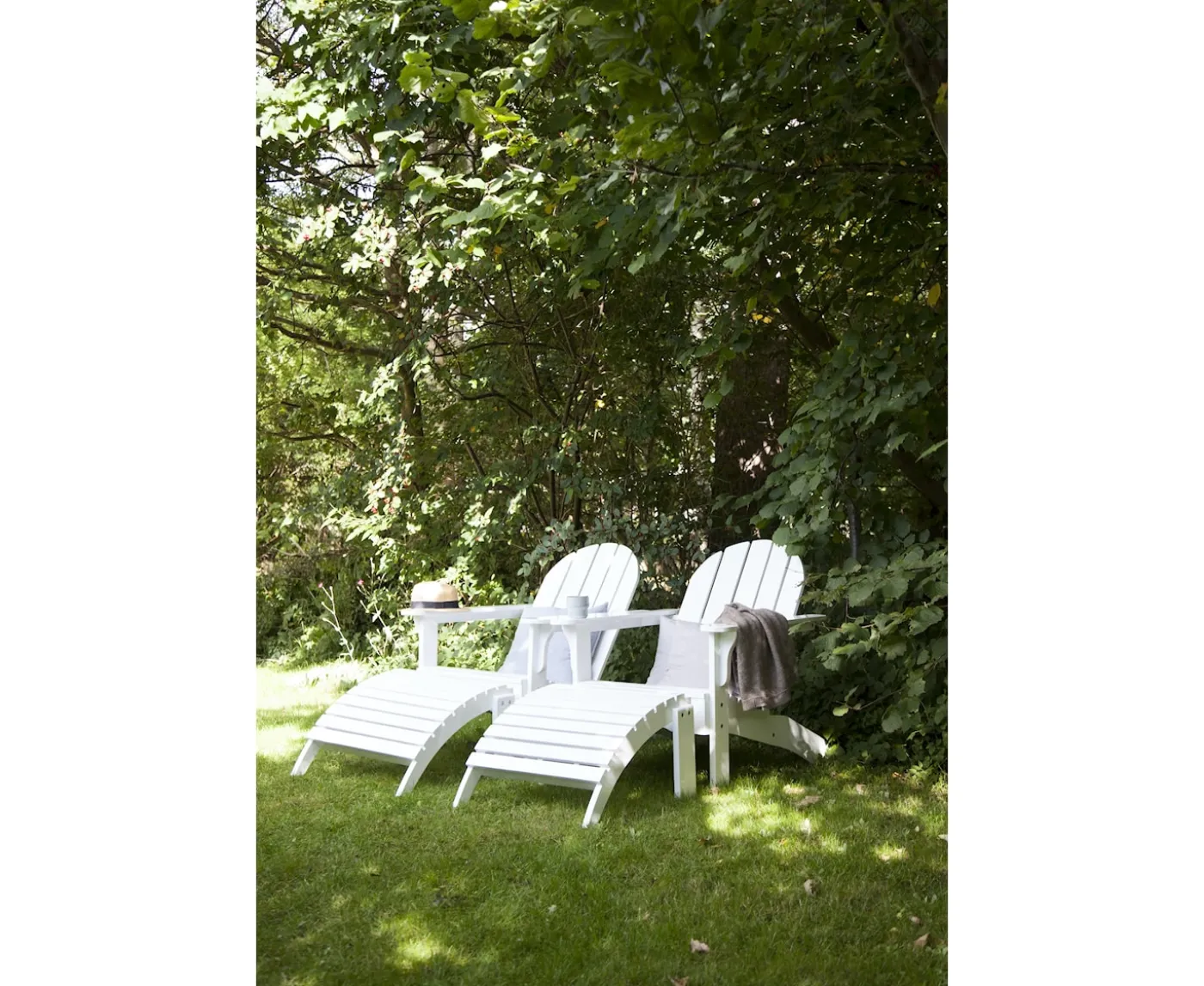 Cinas Adirondack Solstol Vit