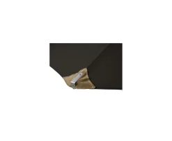 Cinas Balcony Parasoll Black/Teak Ø180