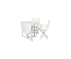 Cinas Butterfly Balkongbord White Ø110