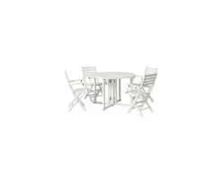 Cinas Butterfly Balkongbord White Ø110