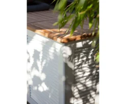 Cinas Classic Dynbox Teak/Vit 130cm