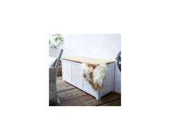 Cinas Classic Dynbox Teak/Vit 130cm