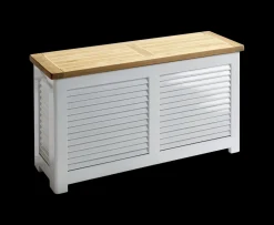 Cinas Classic Förvaringsbänk Teak/Vit 90cm