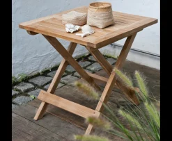 Cinas Classic Sidobord Teak 50x50