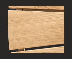 Cinas Ellen Cafebord Vit/Teak Ø80