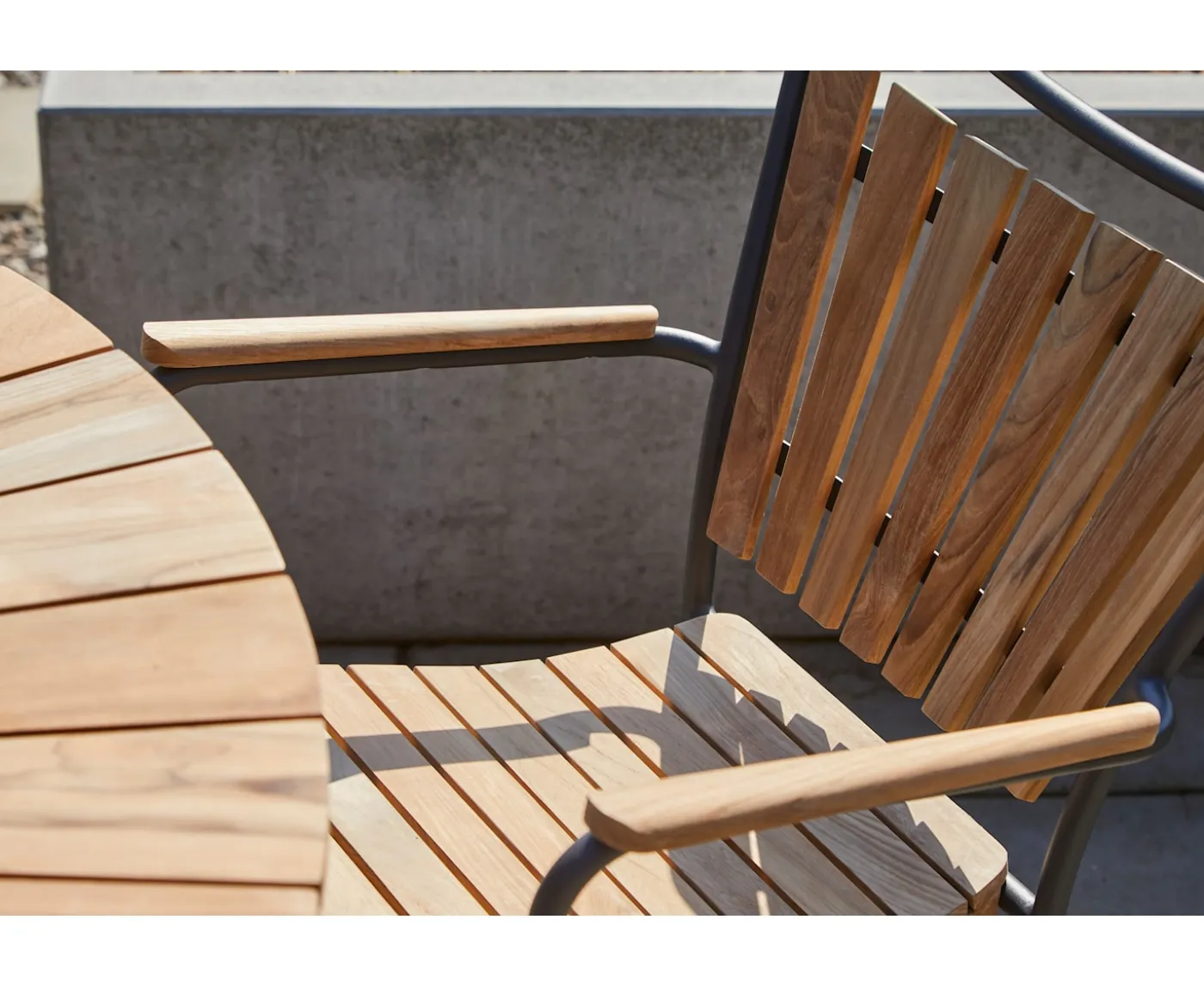 Cinas Ellen Karmstol Antracit/Teak