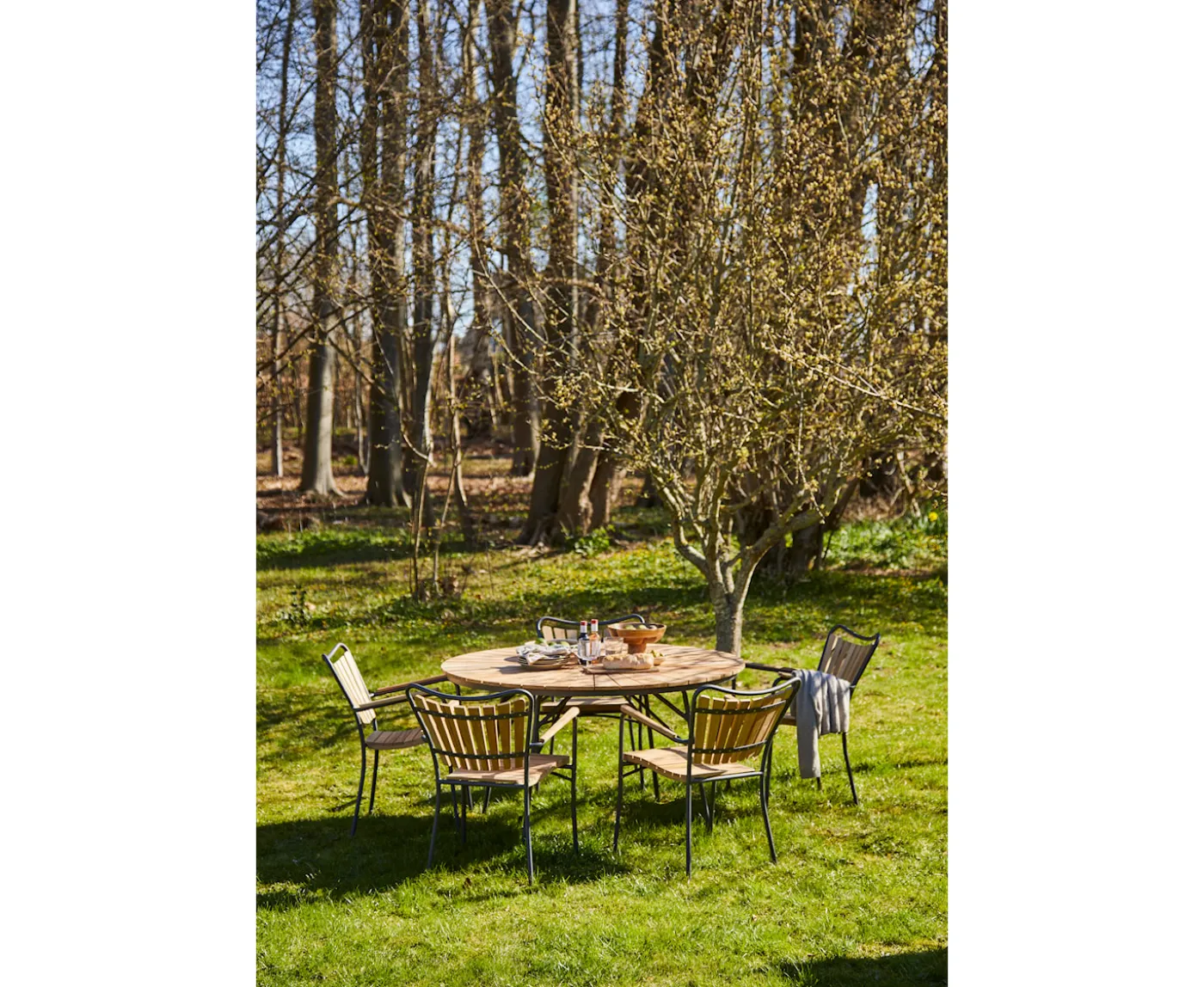 Cinas Ellen Karmstol Antracit/Teak