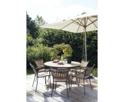 Cinas Ellen Karmstol Antracit/Teak