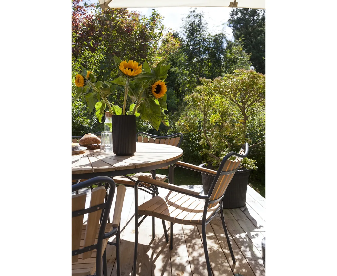 Cinas Ellen Karmstol Antracit/Teak