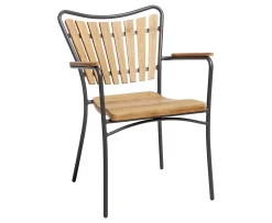 Cinas Ellen Karmstol Antracit/Teak