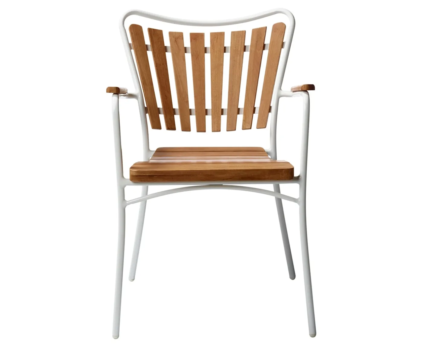 Cinas Ellen Karmstol Vit/Teak