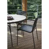 Cinas Ellen Matbord Antracit/Teak Ø130