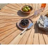Cinas Ellen Matbord Antracit/Teak Ø150