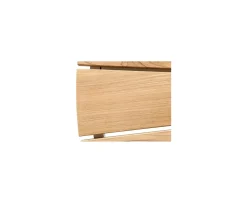 Cinas Ellen Matbord Vit/Teak Ø110