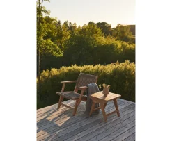 Cinas Eya Sidobord Teak 45x45