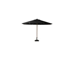 Cinas Lizzano Parasoll Black/Teak Ø400