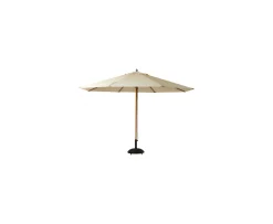 Cinas Lizzano Parasoll Off-White/Teak Ø400