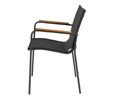 Cinas Mood Classic Karmstol Textilene Antracit