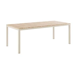 Cinas Mood Extreme Matbord Sandy Grey/Teak 208x100