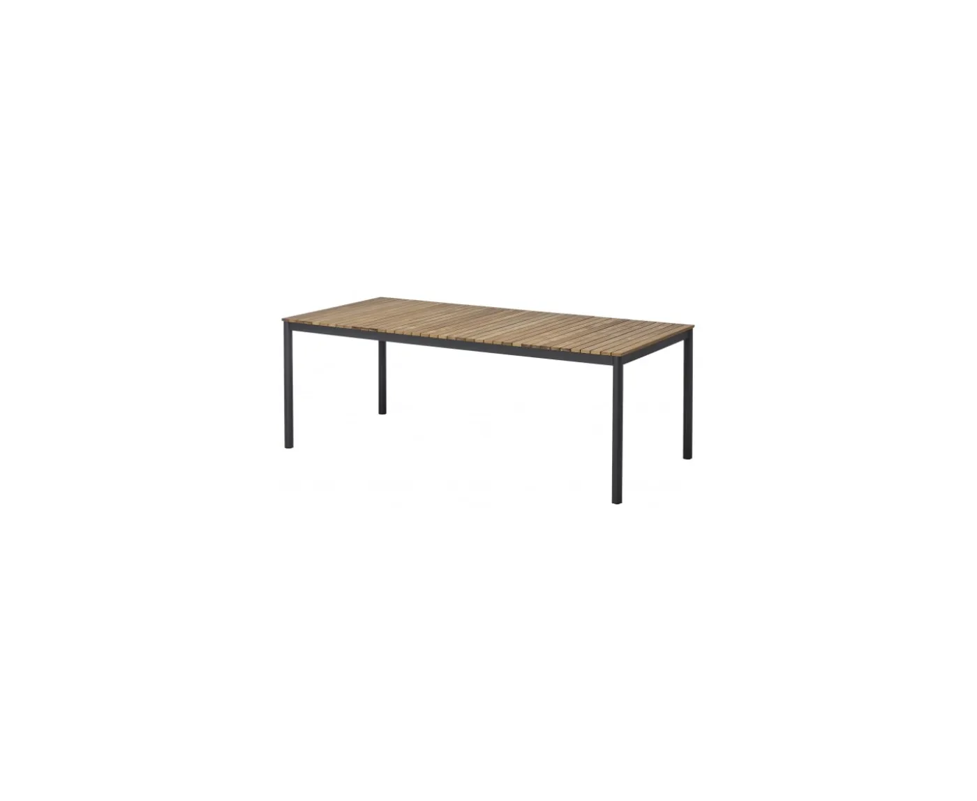 Cinas Mood Rounded Matbord Natur/Anthracite 208x100