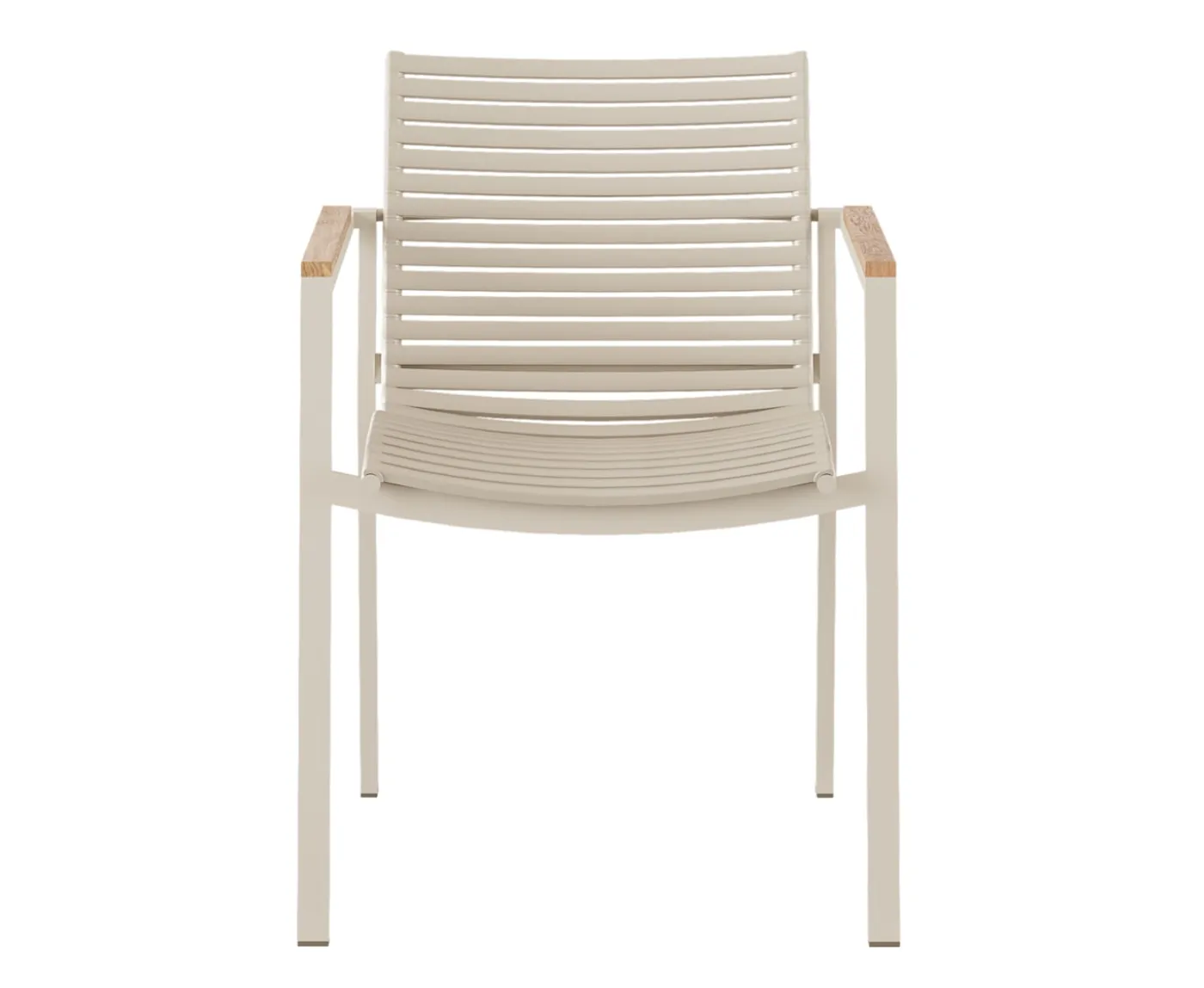 Cinas Mood Square Karmstol Sandy Grey/Teak