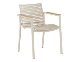 Cinas Mood Square Karmstol Sandy Grey/Teak