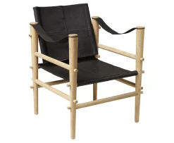 Cinas Noble Safari Loungestol Svart/Trä