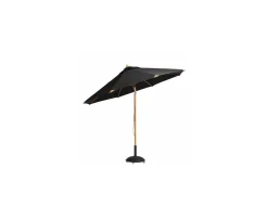 Cinas Pomino Parasoll Black/Teak Ø330