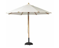 Cinas Pomino Parasoll Off-White/Teak Ø330