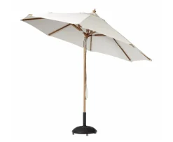 Cinas Pomino Parasoll Off-White/Teak Ø330