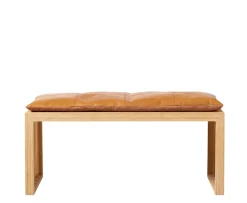 Cinas Rib Bänk Bamboo/Brown 104cm