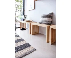 Cinas Rib Bänk Bambu 73cm