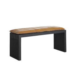 Cinas Rib Bänk Black/Brown 104cm