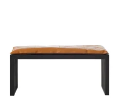 Cinas Rib Bänk Black/Brown 104cm