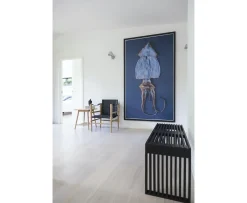Cinas Rib Bänk Svart 104cm