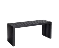 Cinas Rib Bänk Svart 104cm