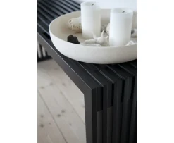 Cinas Rib Bänk Svart 104cm