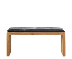 Cinas Rib Bänk Teak/Black 104cm