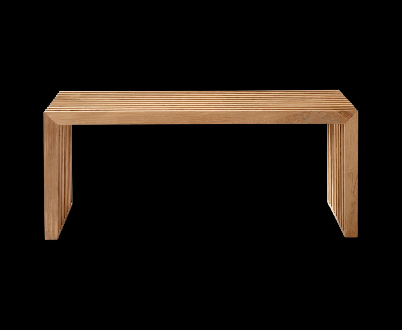 Cinas Rib Bänk Teak 104cm