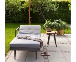 Cinas Rio Sidobord Anthracite/Teak 50x45