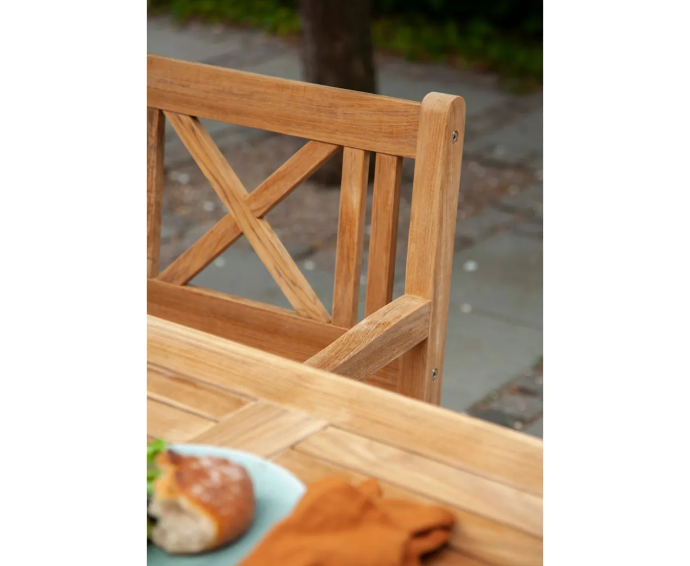 Cinas Rosenborg Karmstol Teak