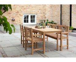Cinas Rosenborg 3-sits Soffa Teak