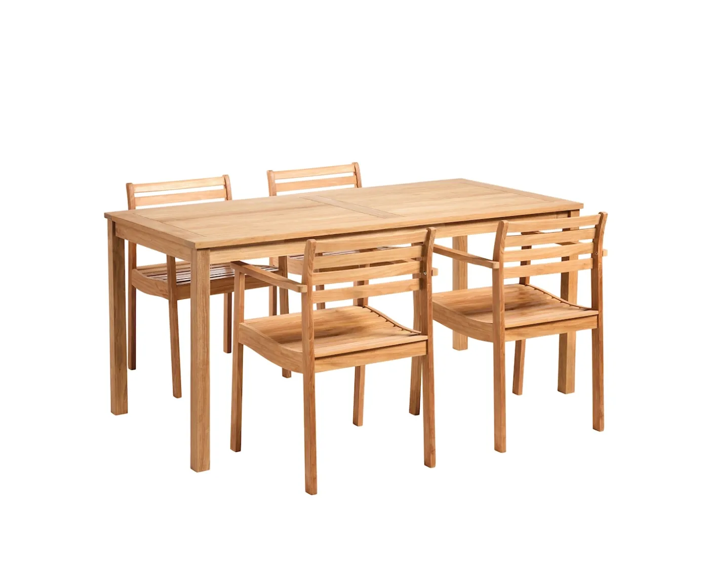 Cinas Rosenholm Matgrupp Teak 165cm
