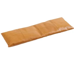 Cinas Sittsdyna Bänk Läder Ljusbrun 104x35cm