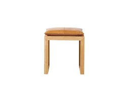 Cinas Stolsdyna Läder Ljusbrun 45x35cm